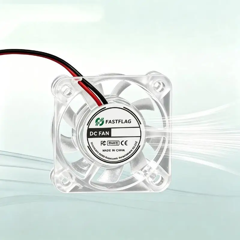 1Pc Transparent DC Cooling Fan 4010 5V 12V 24V Fan 3D Printer Small Fan Mini Brushless Cooler Fan No Light
