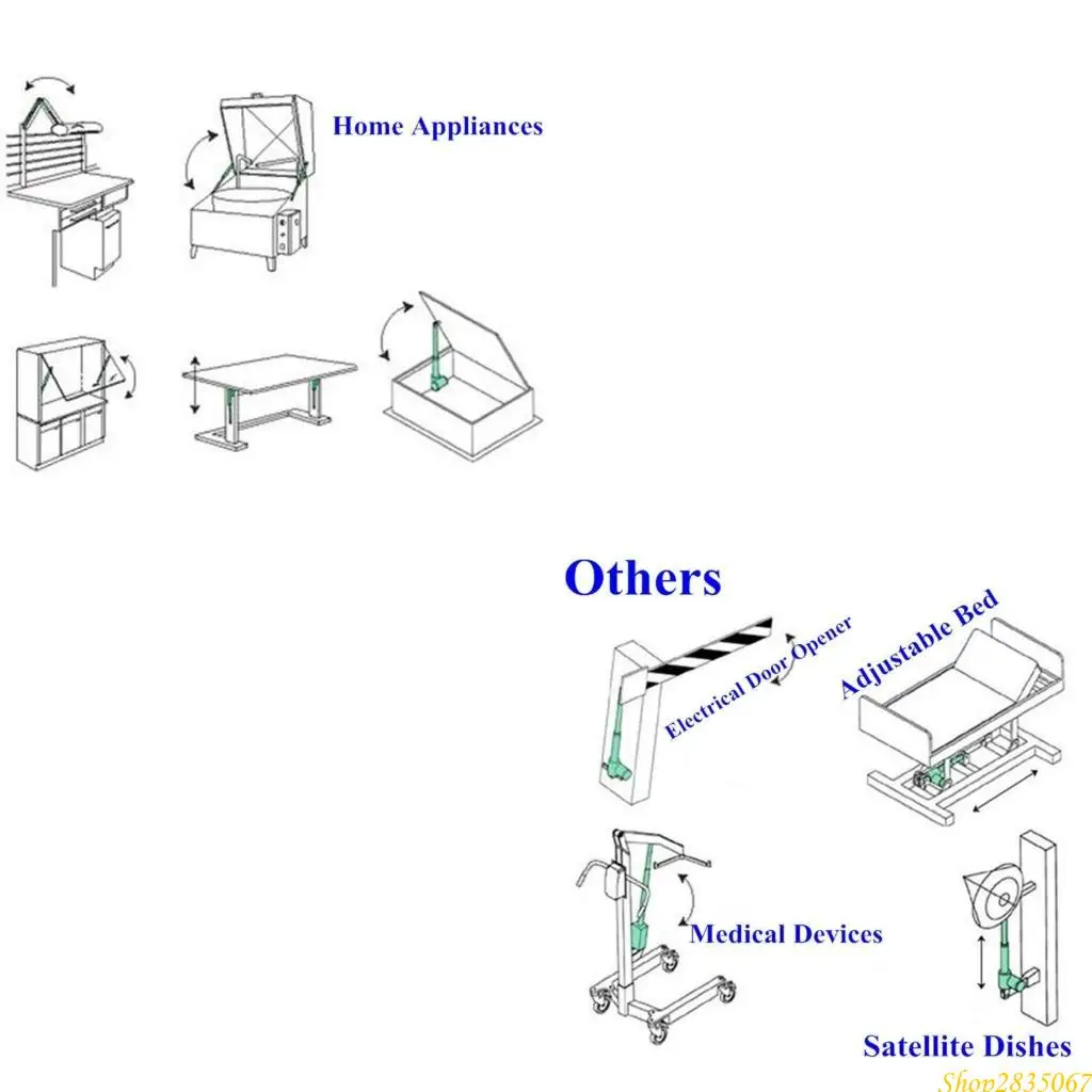 Electric Sofa Recliner 5 Button Hand Control Switches Chair Lift Controller Recliner Chair Sofa Replacement Button 831F