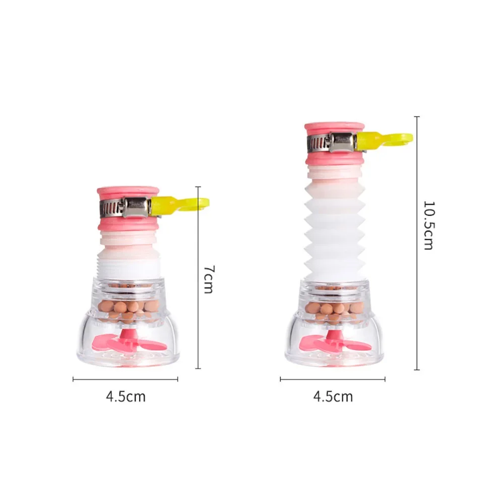 NEUE Rotation Küche Wasserhahn Ausläufe Sprayer PVC Dusche Leitungswasser Filter Purifier Düse Filter Für Haushalt Küche Zubehör