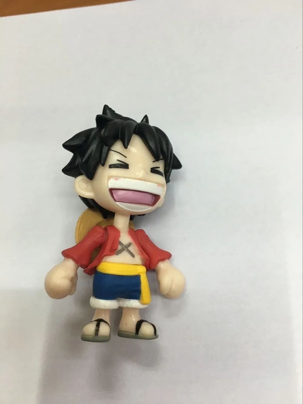 7cm Q-version Anime Figurka GK Model One Piece Smile Luffy Cute Pvc Action Figure Collection Ornament Kids Toys Gifts Accessory