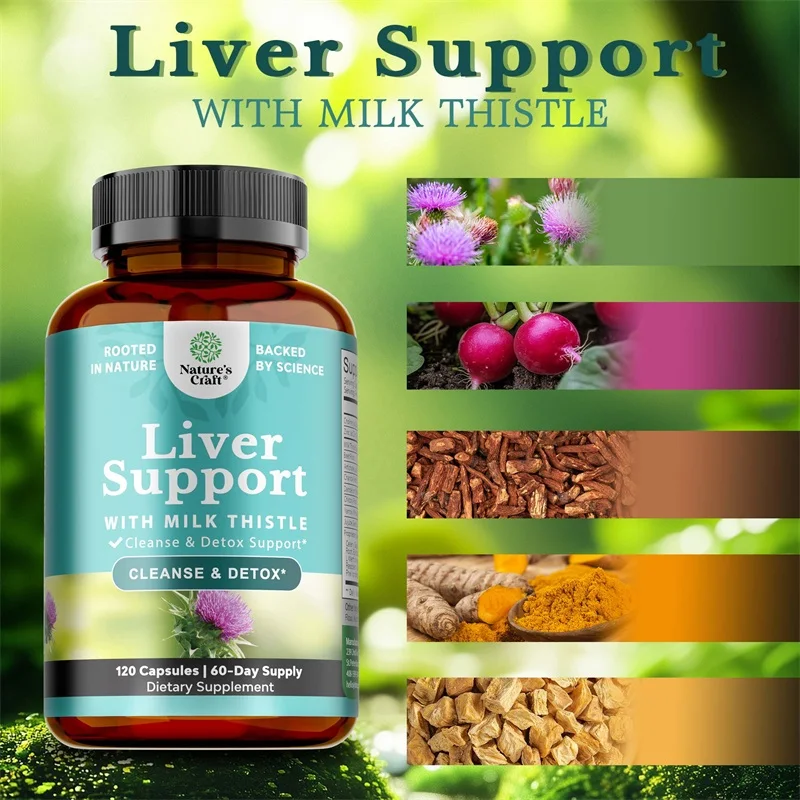 Liver Cleanse Detox & Repair - Detox Cleaning, Dissolve Gallstones, Support Bladder Function and Renal Health