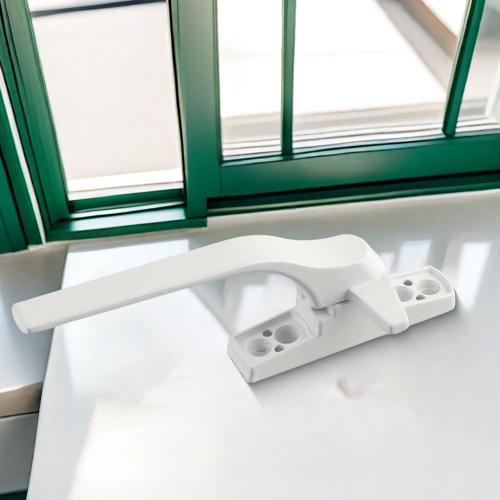 Aluminum Alloy External Flat Handle For Window Enhanced Functionality Left Or Right Hand Options Long Lasting Durability