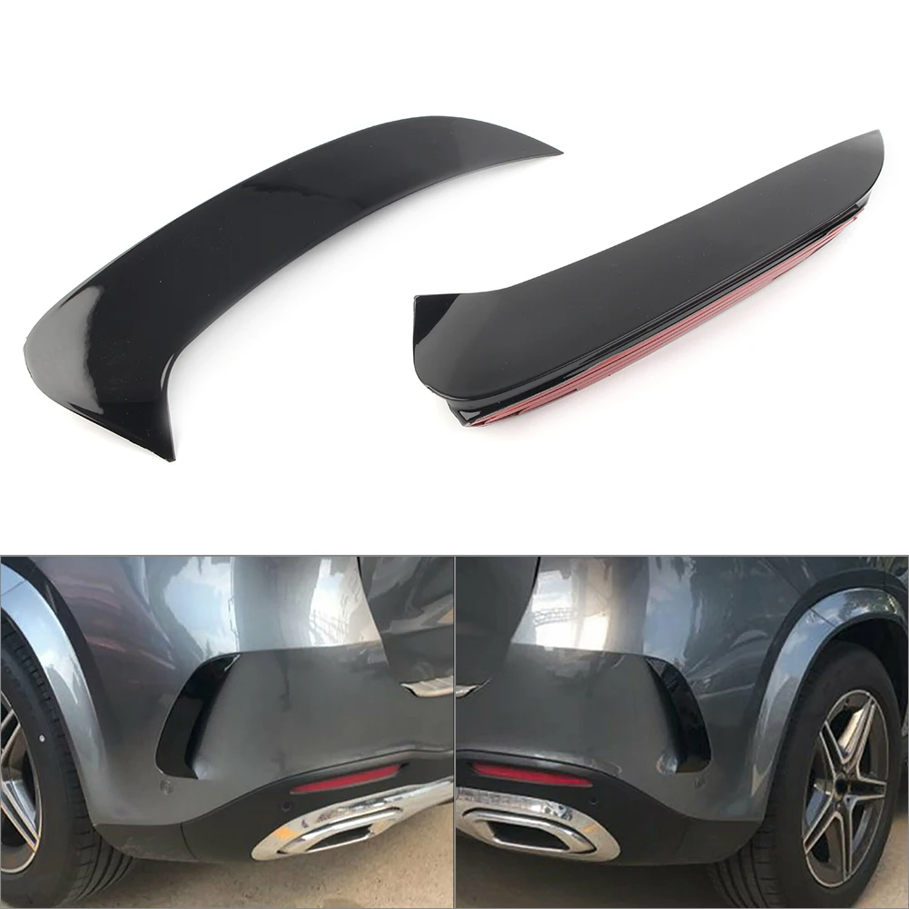 Car Rear Bumper Spoiler ABS Splitter Canard Air Vent For 2020 Mercedes Benz GLE Class W167 GLE53 GLE350 GLE450 GLE300D AMG