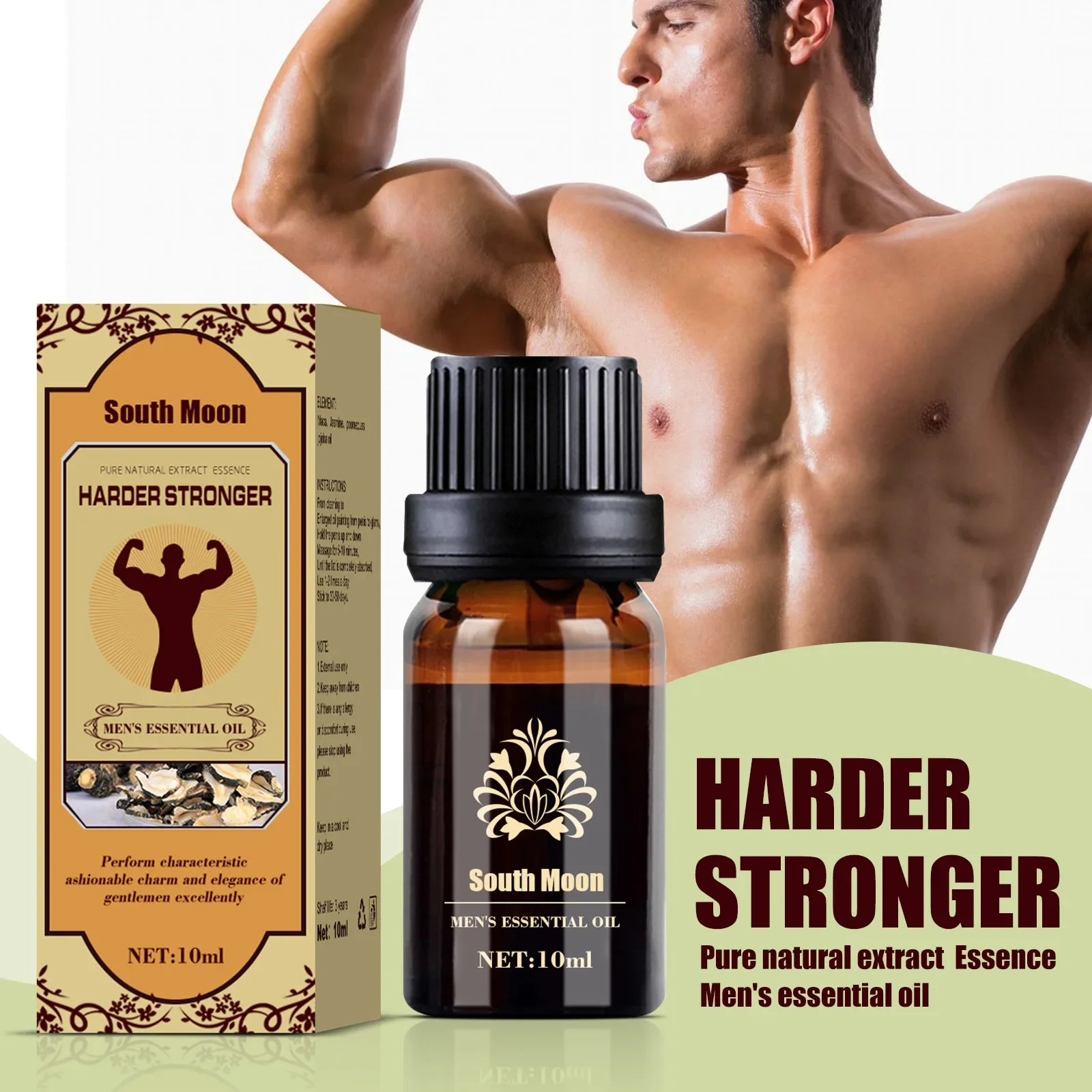 Men's Body Topical Essential Oils For Men Body Care Body Treatment Workout Essential Oil