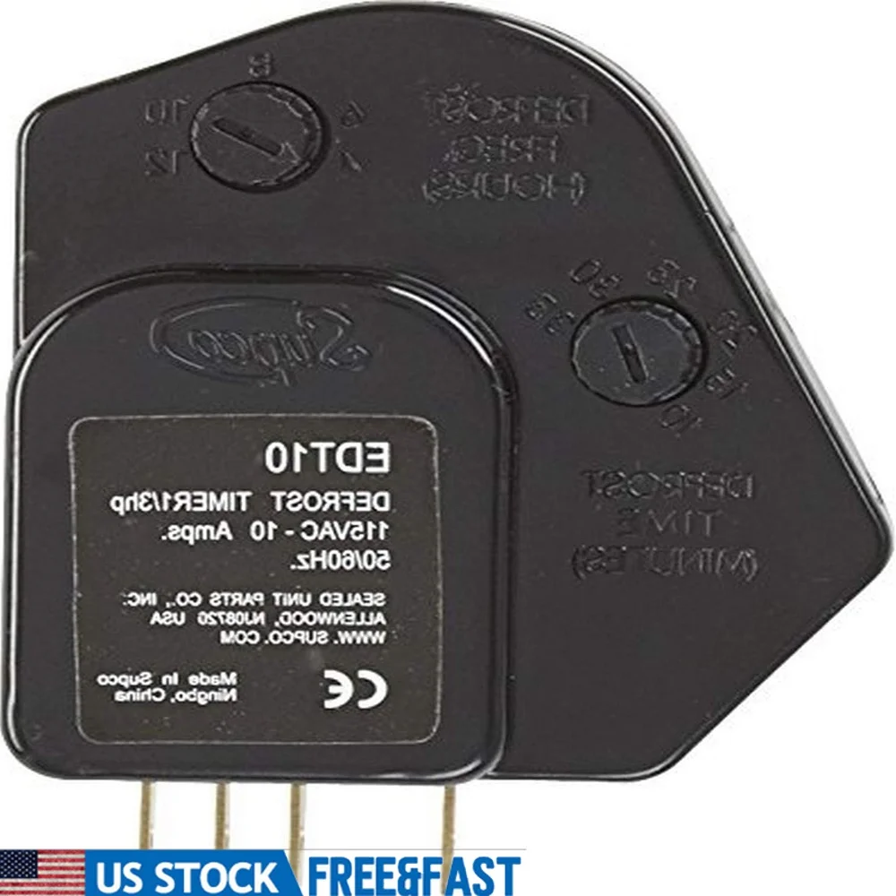 

Электронный таймер размораживания EDT10, 120 В, 10 А, холодильники, оригинальная запасная часть OEM, таймер управления прибором