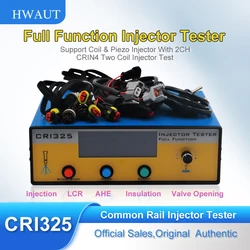 CRI325 Common Rail Piezo Electromagnetic Injector Tester Fuel Diesel Solenoid Injection Testing Tool AHE For BOSCH DENSO DELPHI