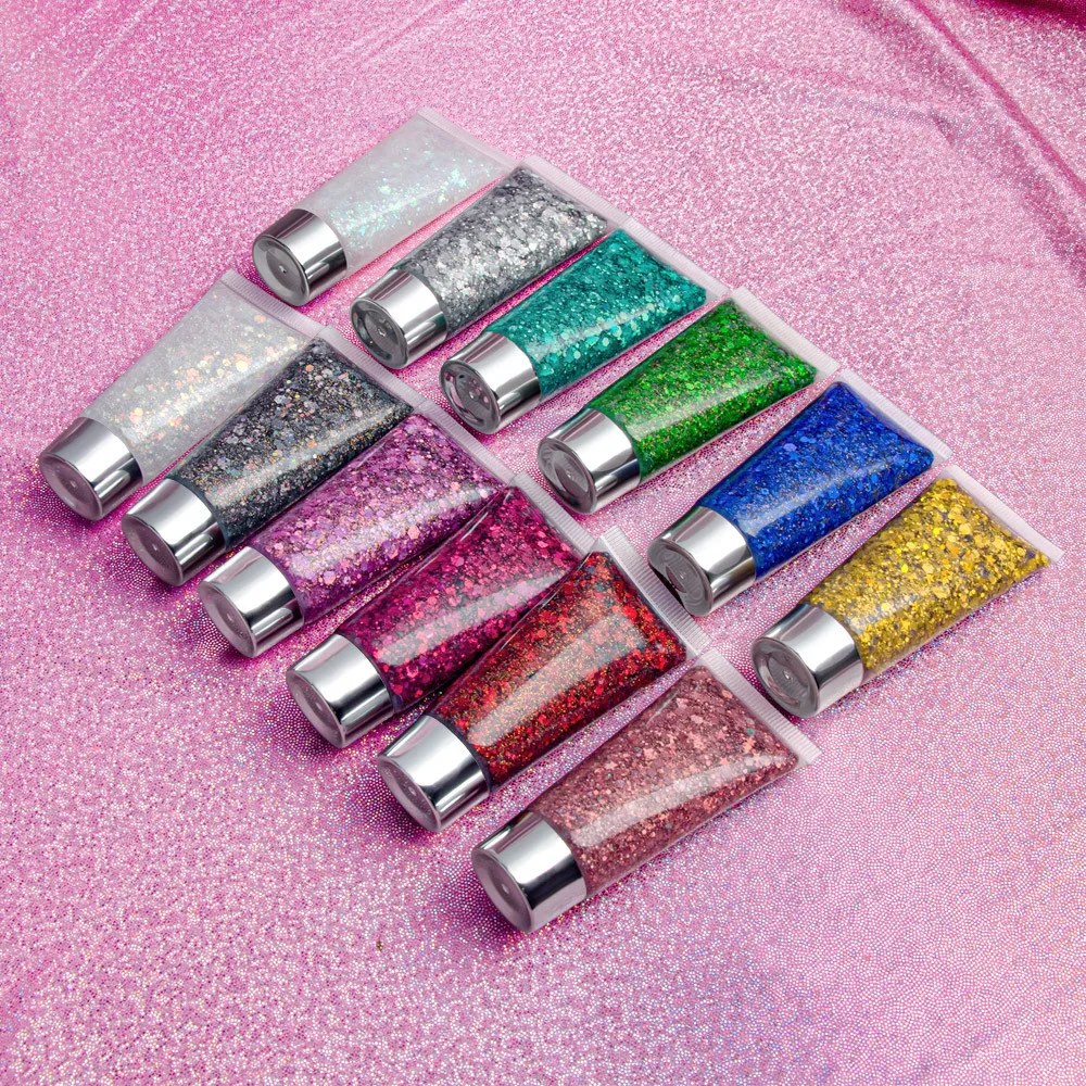 

Body Glitter Gel Nail Hair Face Flash Eye Loose Sequins Cream Diamond Jewels Rhinestones Makeup Private Label Wholesale