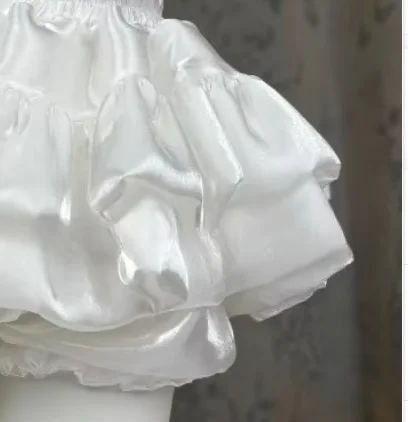 

Милая белая юбка, женская одежда, модная корейская юбка Jupe 2025 Faldas Mujer De Moda, высокая талия, трапециевидная юбка Saia с оборками, милые мини-юбки