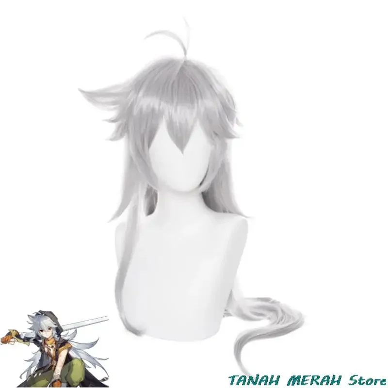 Anime Game Genshin Impact Razor Cosplay Costume Wig Mondstadt Wolvendom Running Wolf Adult Woman Man Hallowen Uniform Suit