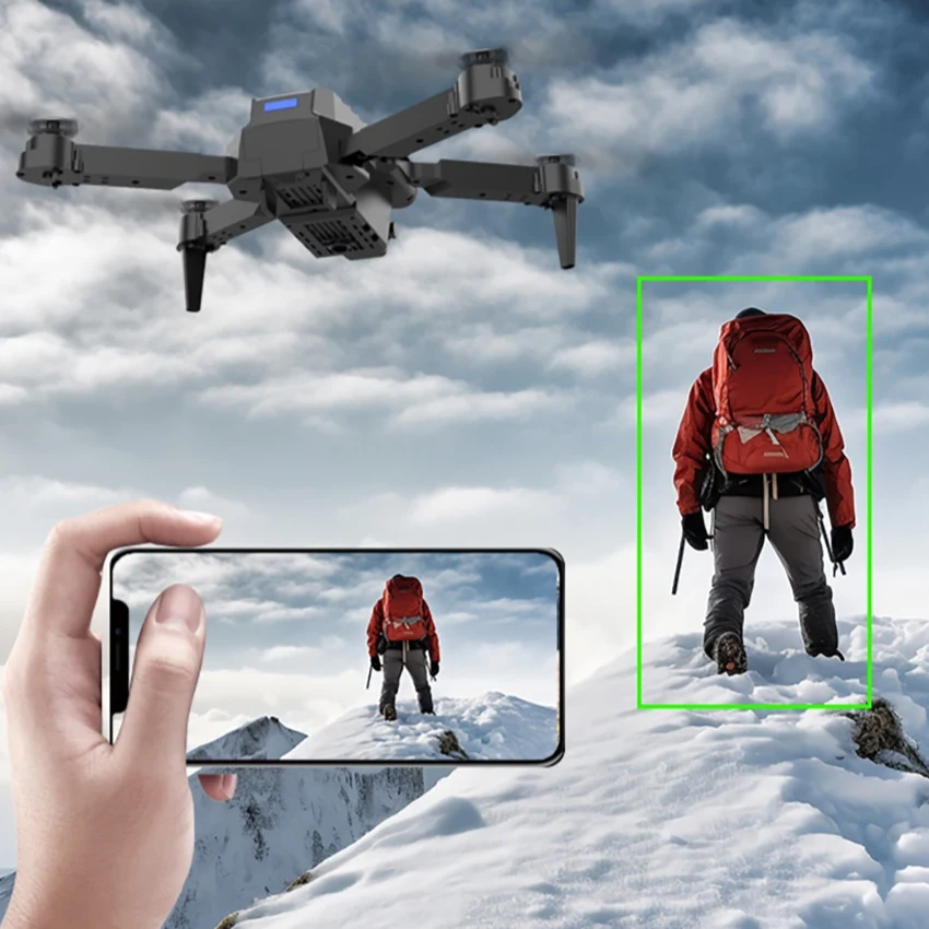 

New Drone 4K Pro with 1080P Wide Angle Dual HD Camera Foldable RC Helicopter Remote Control Brushless Motor Quadcopter Drone