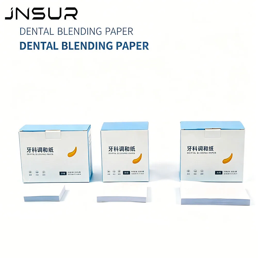 JNSUR Disposable Mixing Paper Double Sided Dental Mixing Paper Nail Art Mixing Paper Luting Powder Mixing Paper Sampling Pape
