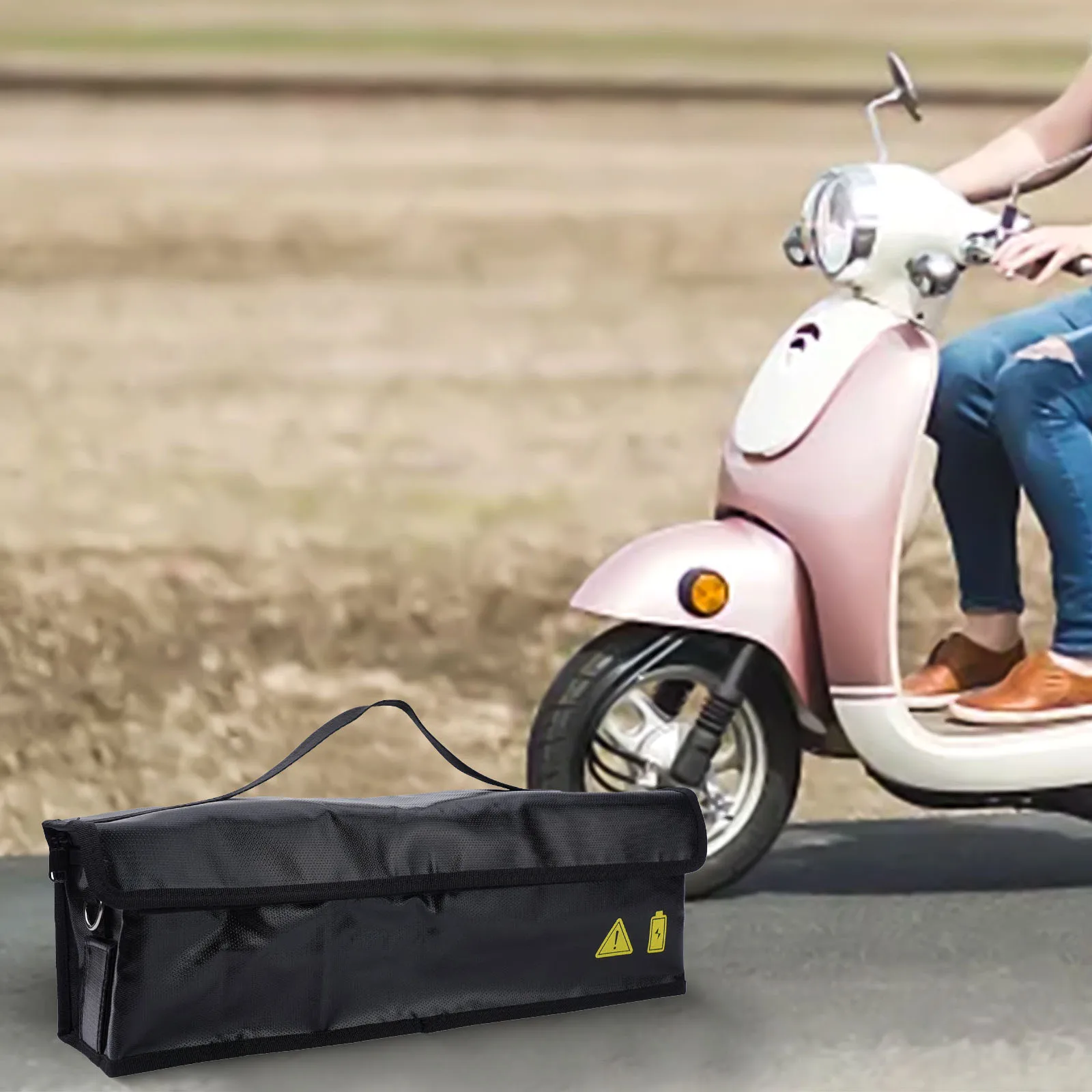 

ExplosionProof Portable Ebike Battery Flame Retardant Glass Fiber Install Strong Carrying Capacity Design Protect