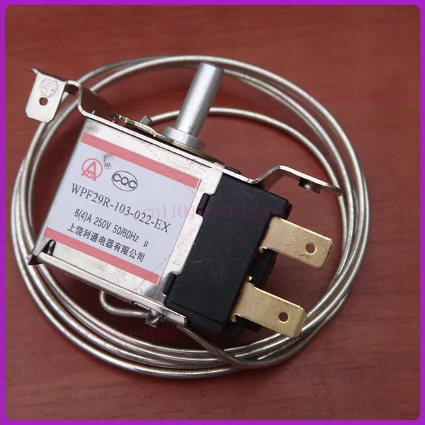 Kulkas WPF29R-103-022-EX Termostat, Dua Sisi dan Dua Pin, Kontrol Suhu Freezer 45Cm-3 Meter