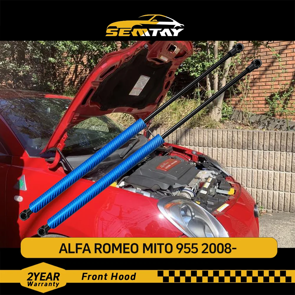 

Стойки капота SEMTAY, совместимые с 2008-ALFA ROMEO MITO 955, поддержка подъема капота, пружинные амортизаторы, демпфер