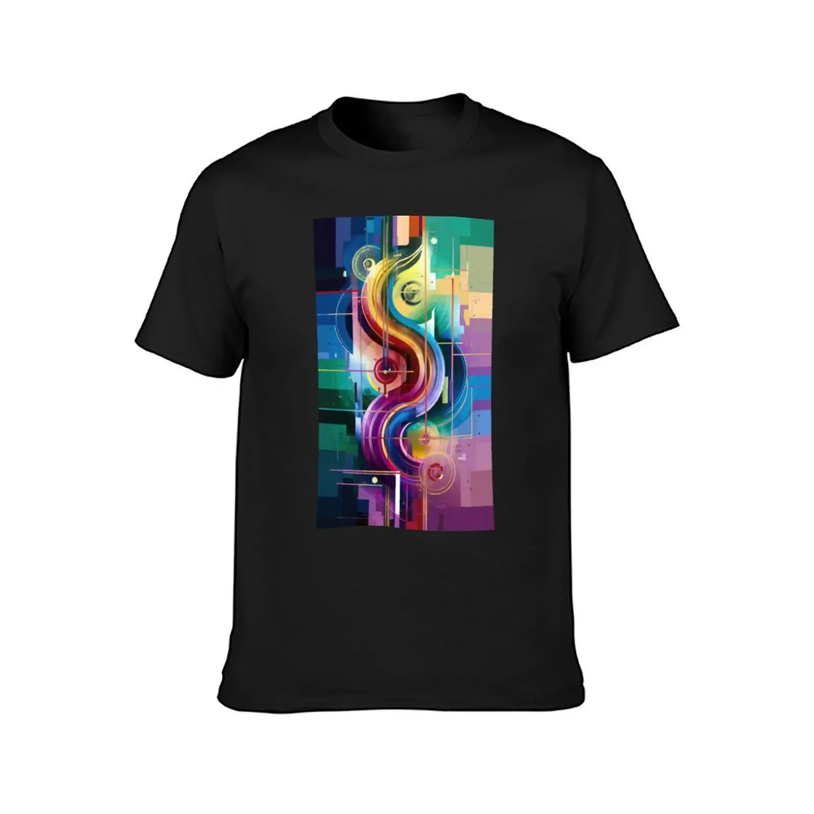 Expressive Abstract Art: Dynamic Interpretations of Emotion T-Shirt blanks anime clothes blacks mens graphic t-shirts pack