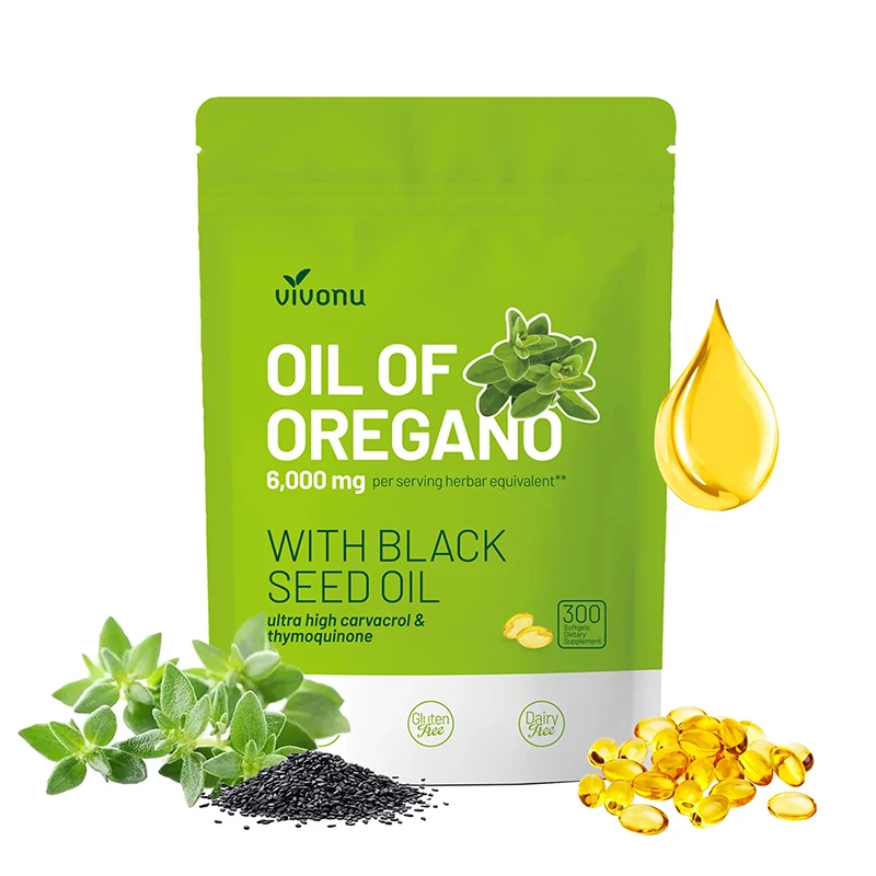 

Oil Oregano Supplement 300Capsules Highly Effective Botanical Dietary Healthcare