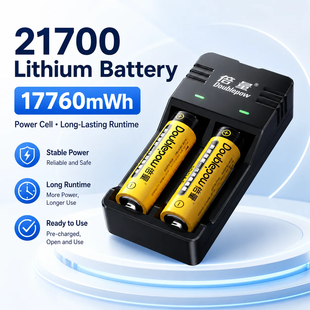 

21700 Battery USB Fast Charger Kit For Rechargeable Li-ion Battery Cell Flashlight DIY Electronics