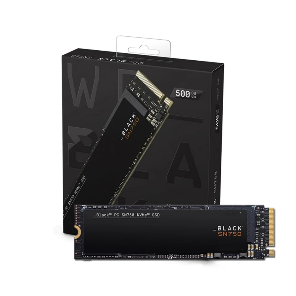 SSD SN850 2TB 1TB PCIE 4,0 M.2 NVME 2280 SN750 500G 1T 2T PCIE 3,0 disco negro unidad de estado sólido para WD Western Digital