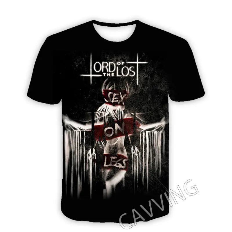 CAVVING 3D Printed  LORD OF THE LOST Rock   Casual T-shirts  Hip Hop T Shirts Harajuku Styles Tops Clothing for Men/women