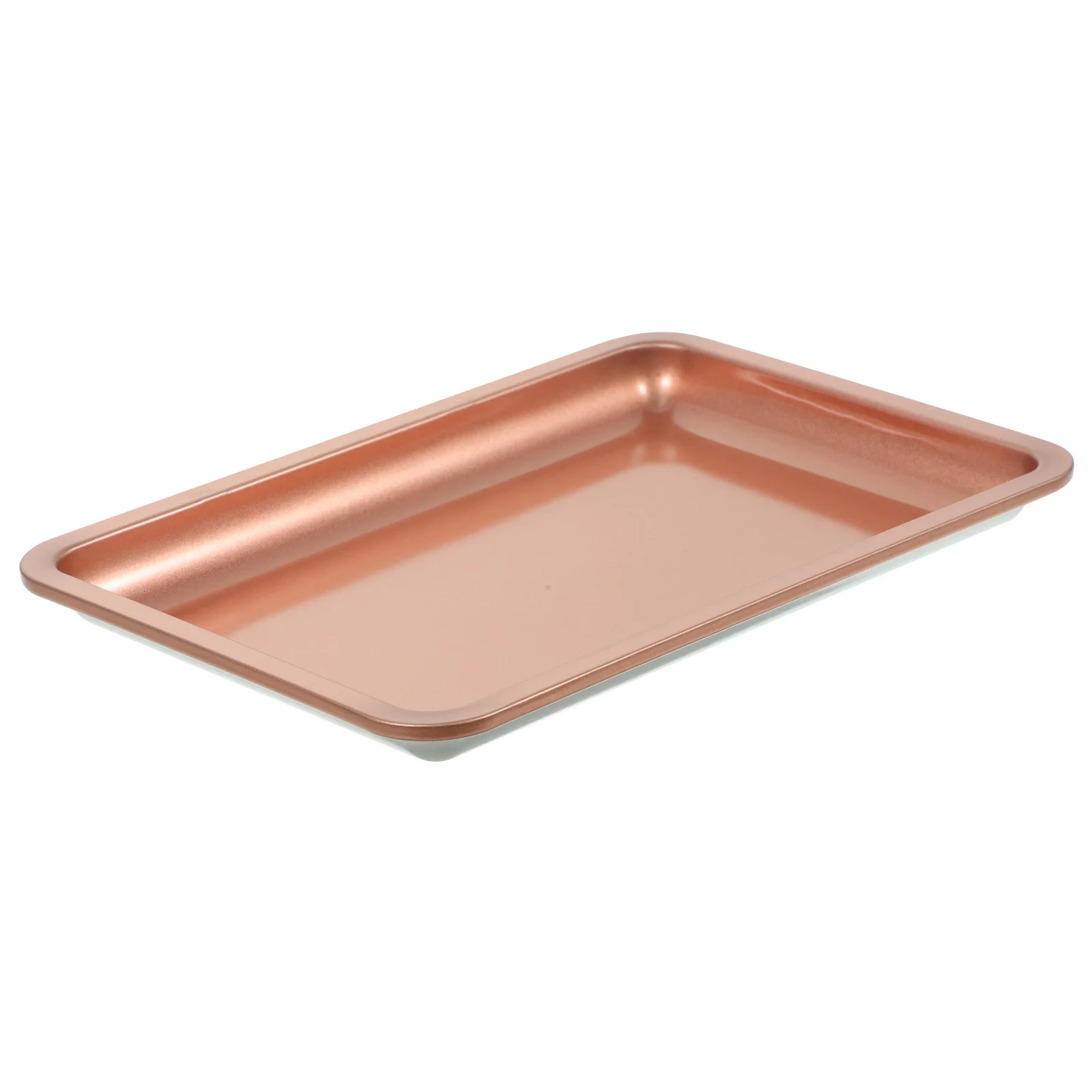 Stainless Steel Jewelry Tray Manicure Desktop Tool Storage (Pink) Nail Tools Decorative Dish Trinket Plate Display Bedroom