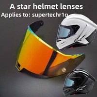 Helmet Visor for Alpinestars Supertech R10 Motorcycle Helmet Sun Lens Glass Shield Windshield Replacement Visor