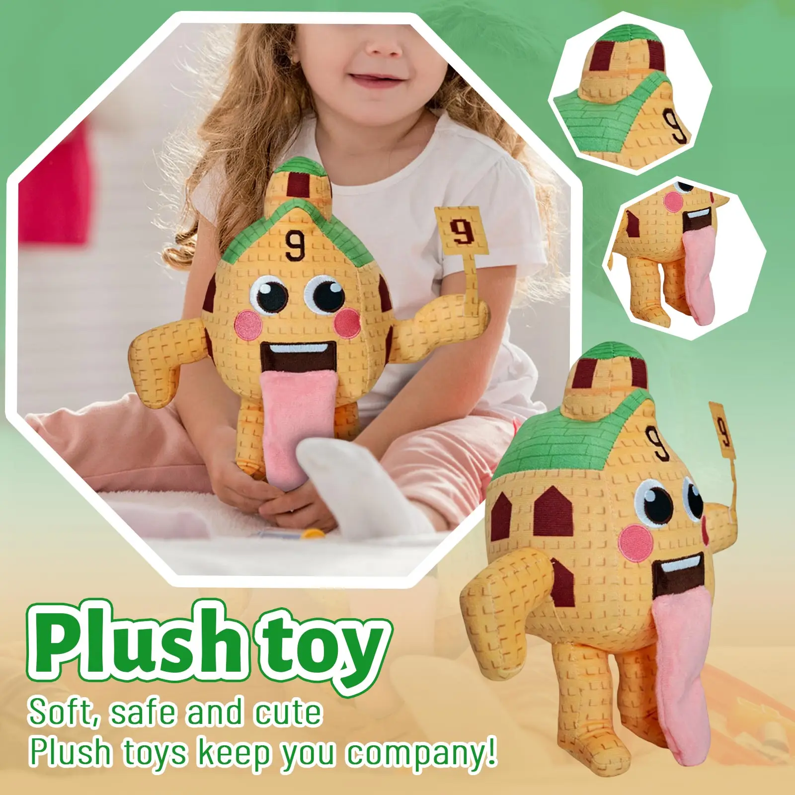 الإحساس الفيروسي على شكل بلوشي! سرقة شخصية ميمي من القطيفة القابلة للعناق لديكور المكتب، وإعداد الألعاب، وهدية مضحكة