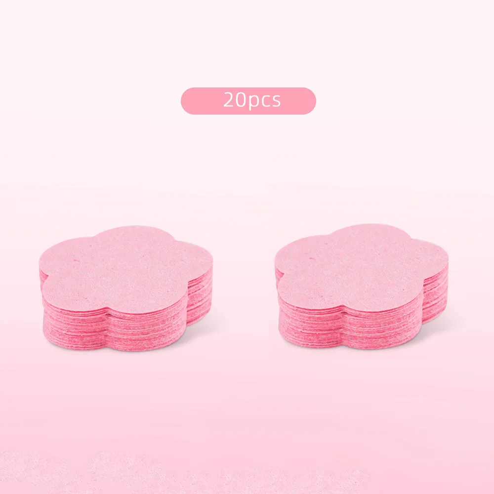 20PCS Face Cleaning Sponge Pad for Exfoliator Mask Facial SPA Massage Makeup Removal Thicker Compress Natural Cellulose Reusable