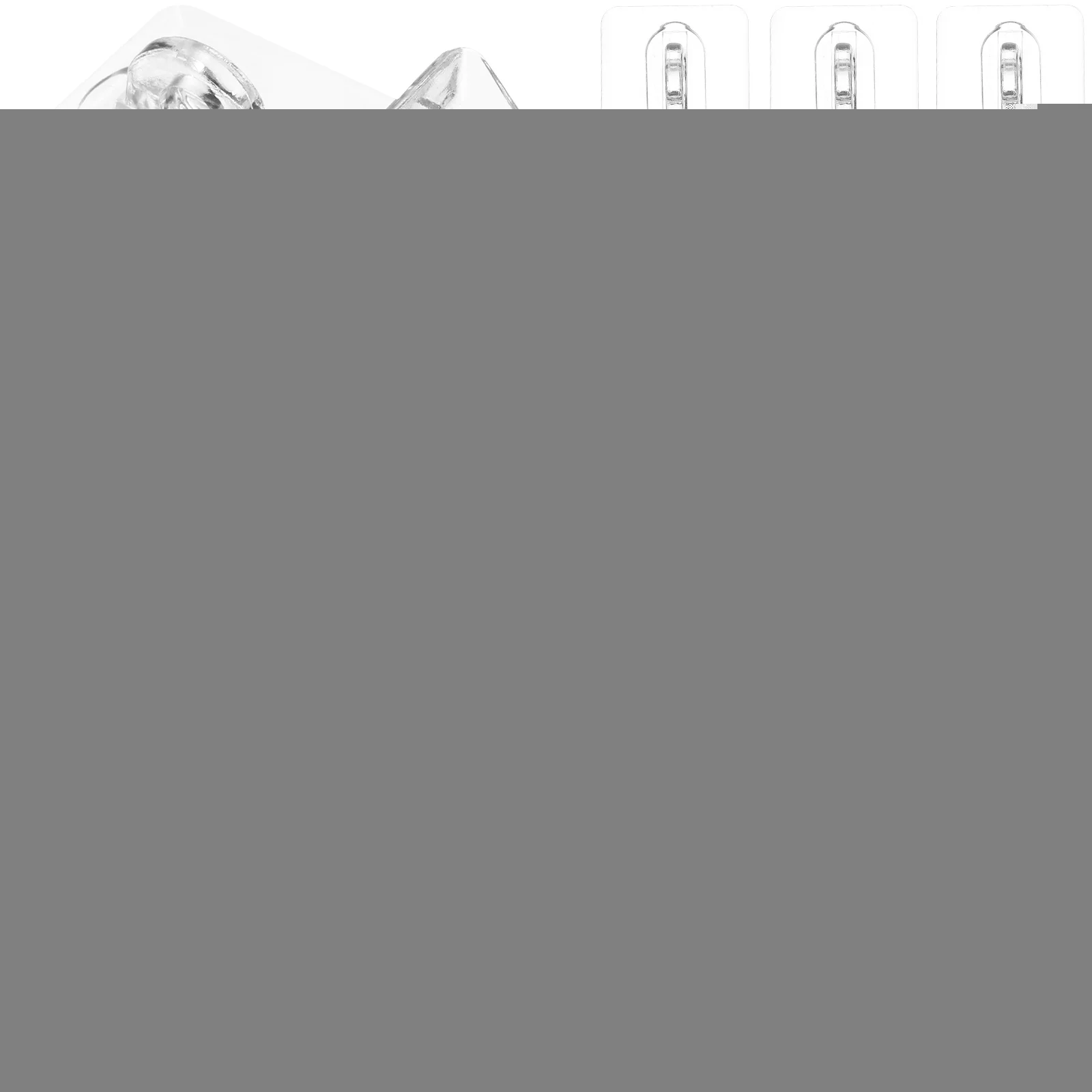 

12 set Acrylic Bag Lock Buckle Transparent Hasp Clear Locking Jewelry Box Latch Plastic Locks Cabinet Hardware Easy Install