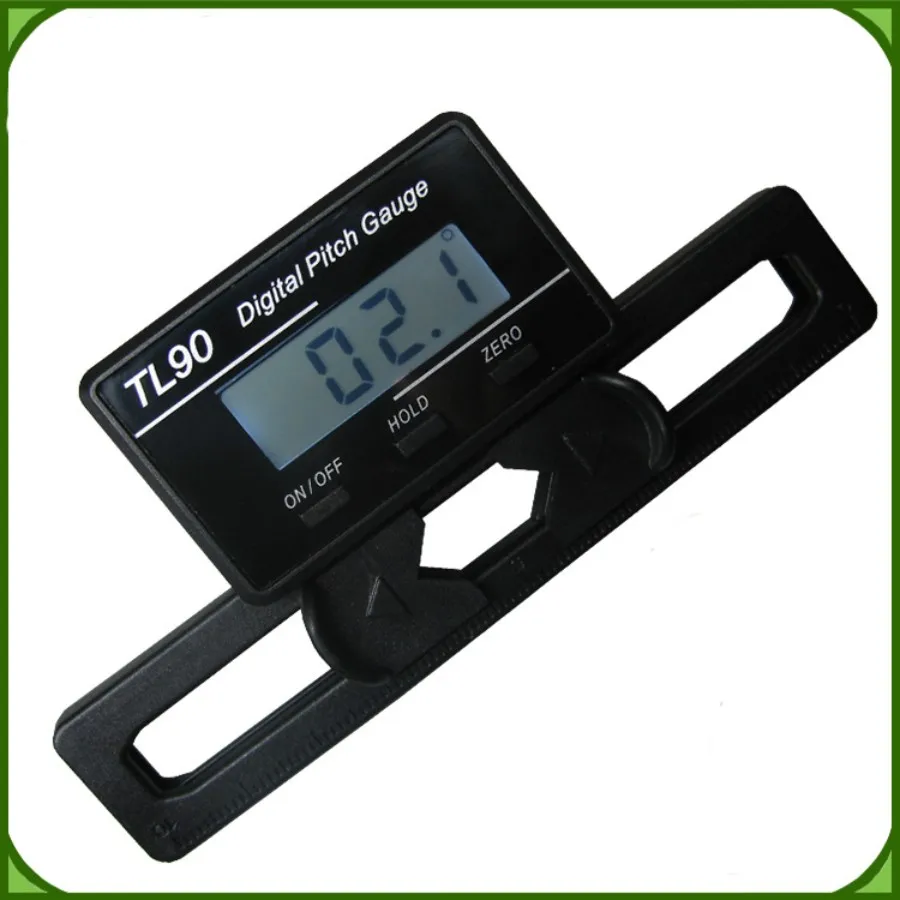 TL90 Digital Pitch Gauge LCD Backlight Display Blades Degree Angle For ALIGN AP800 TREX