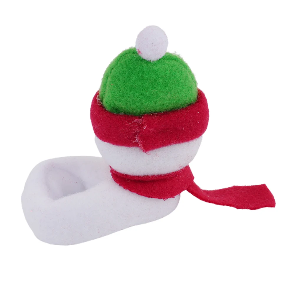 Wine Glass Cover Christmas Cup Cover 8 X 9CM Santa Claus Snowman Tags Decor Wine Bottle Cover For Christmas Party - Detail 1