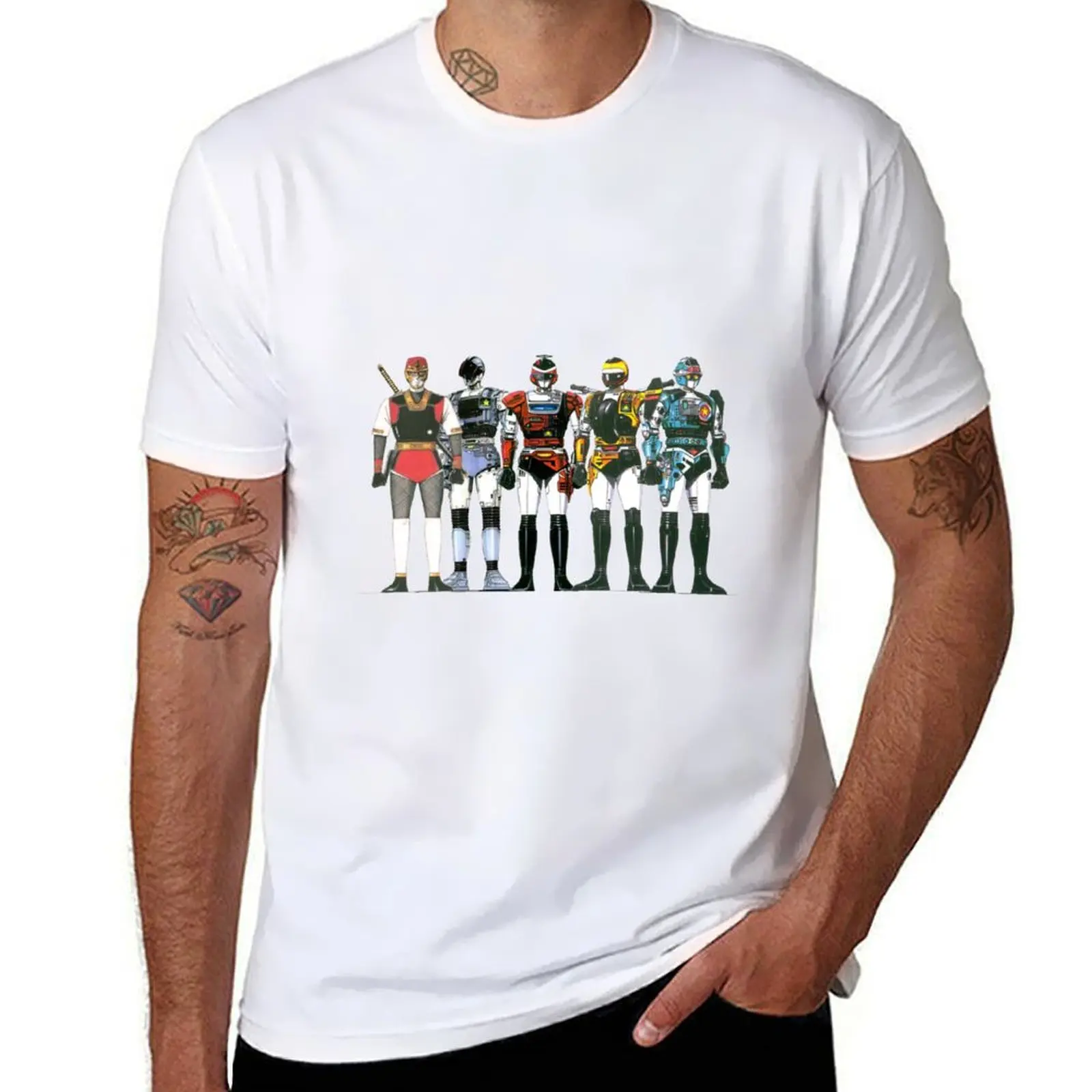 

Metal Heroes (2) T-Shirt t shirts for man cotton soft t shirt for man 100 percent cotton T-Shirt