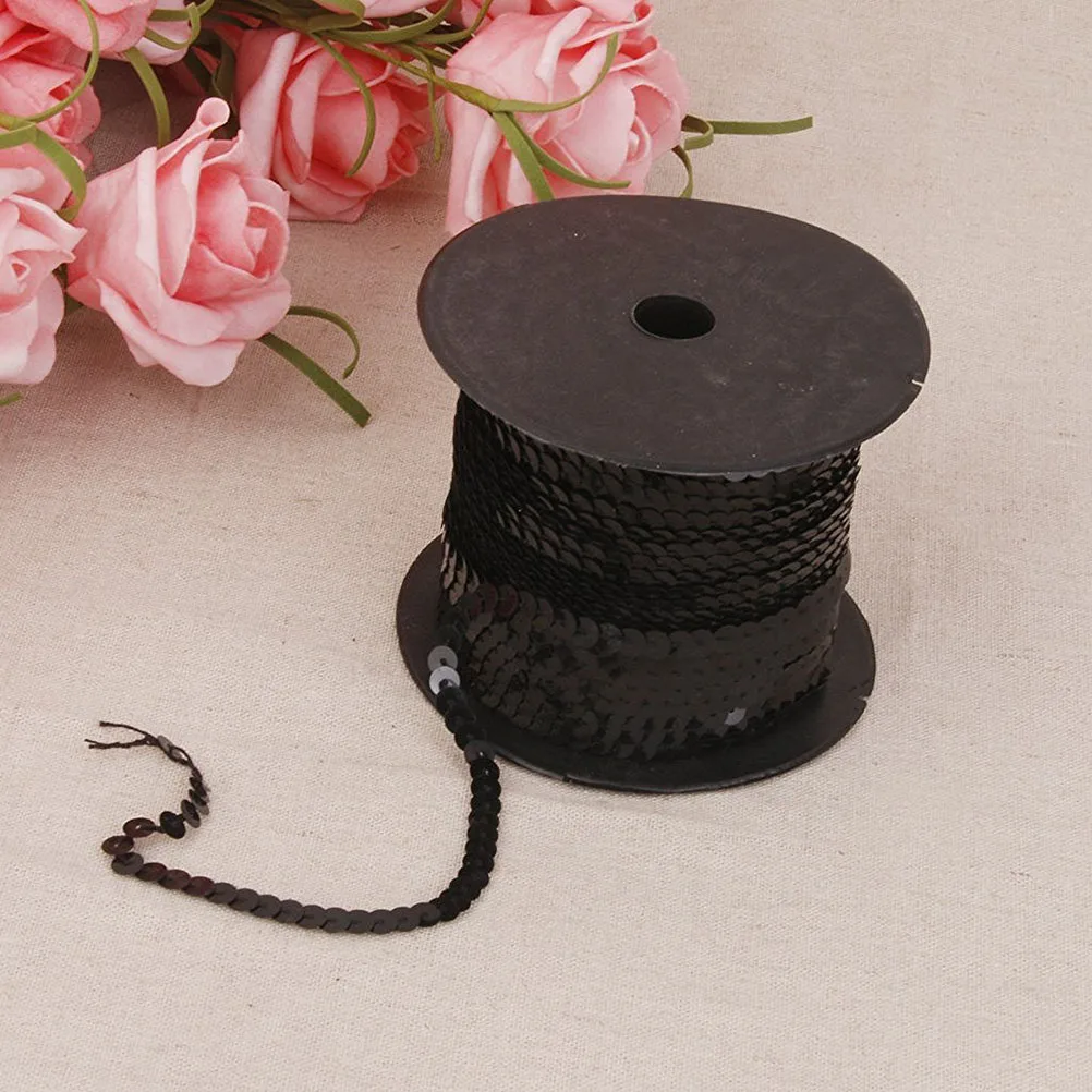 

Flat Rhinestones for Crafts Sequin Strip Clothing Holographic Faceted Sequins Ribbon