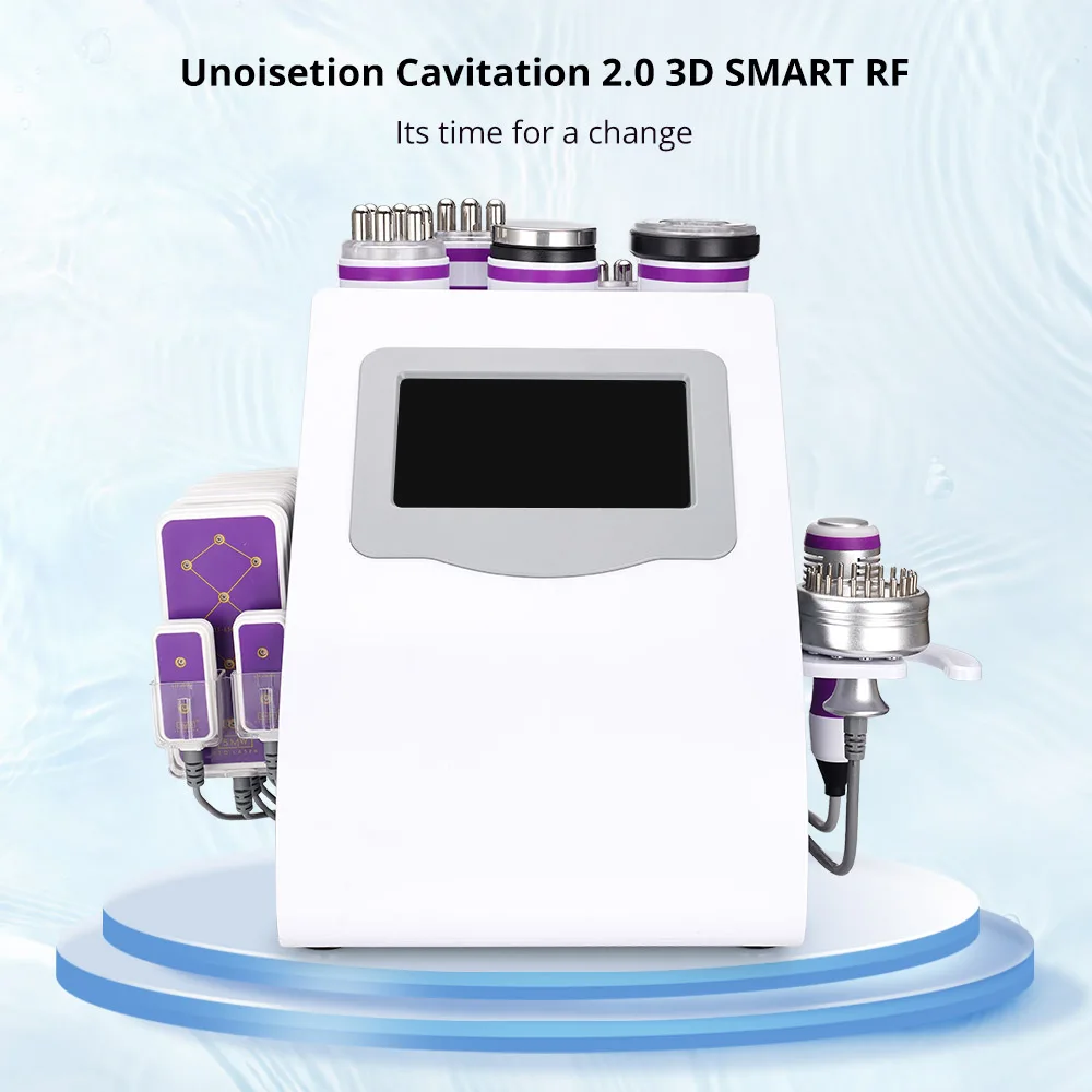 9 IN 1 40K Unoisetion Cavitation RF Vacuum Photon&Micro Current Beauty Machine
