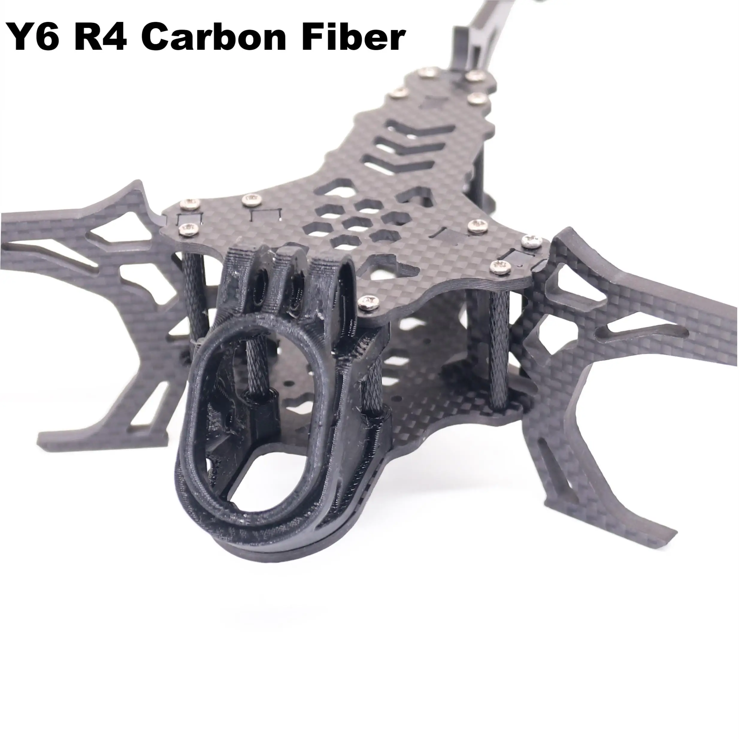 

Y6R4 4inch FPV Drone Frame Kit Carbon Fiber Racing Drone Quadcopter Freestyle INAV Beatflight F722 Ardupilot PX4 Flight Control