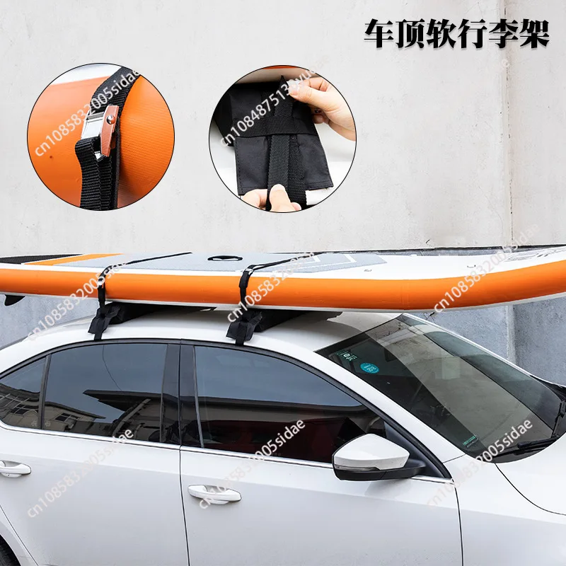 Universal Car Roof Luggage Soft Rack Pads for Kayak/Sup/Paddleboard/Canoe/Snowboard/Windsurfing Car Surfboard Racks Accessory