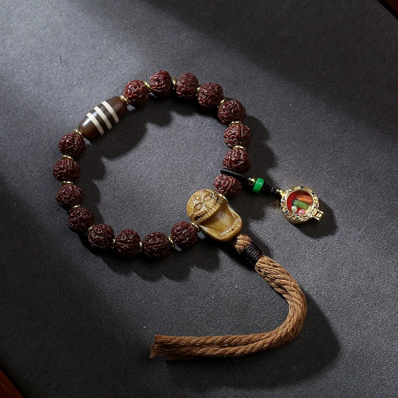 Tibetan camel bones,Adai, natural camel bones,Tibetan style cultural relics, prayer beads, holding small diamond bodhi bracelets