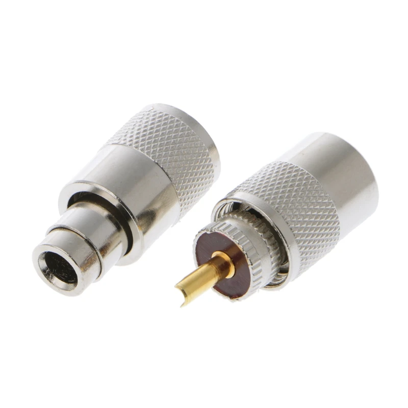 Connecteurs RF à souder mâles UHF PL-259, 10 pièces, fiches pour câble Coaxial RG8X