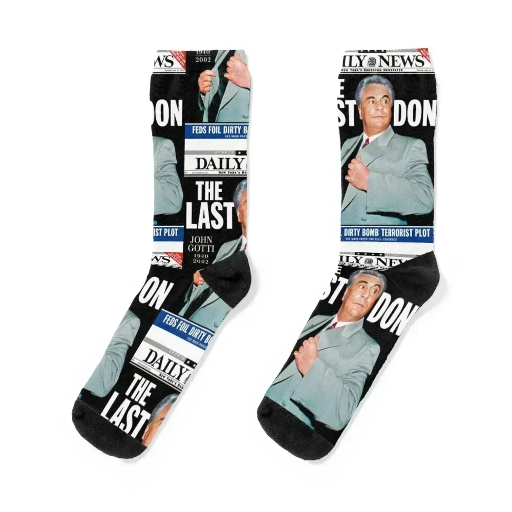 

John Gotti The Last Don Socks man new year funny gift japanese fashion Men Socks Luxury Brand Women's