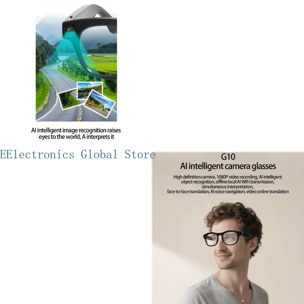 462B 462B AI Small Glasses with Recording Voice Assistant Blue Light Filter Ergonomic Lightweight for OS System Compatibility - Aliexpress Deal