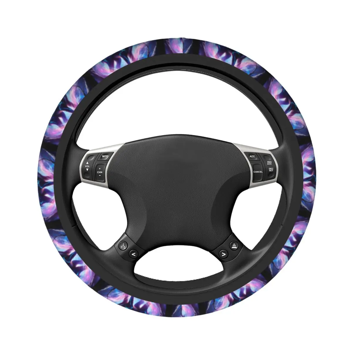 Glowing Deer Fantasy Car Steering Wheel Cover 38cm Soft Steering Wheel Protective Cover Elastische Car Accessories