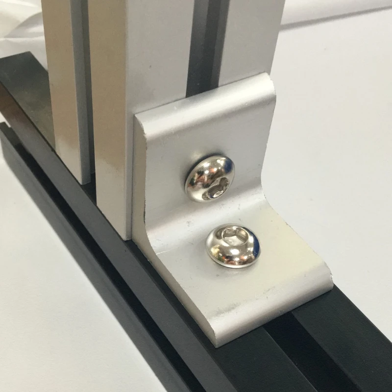 2020 3030 4040 4545 Aluminum Extrusion Profile Aluminum Alloy 2 Hole 90 degreee Inside Corner Bracket view 5
