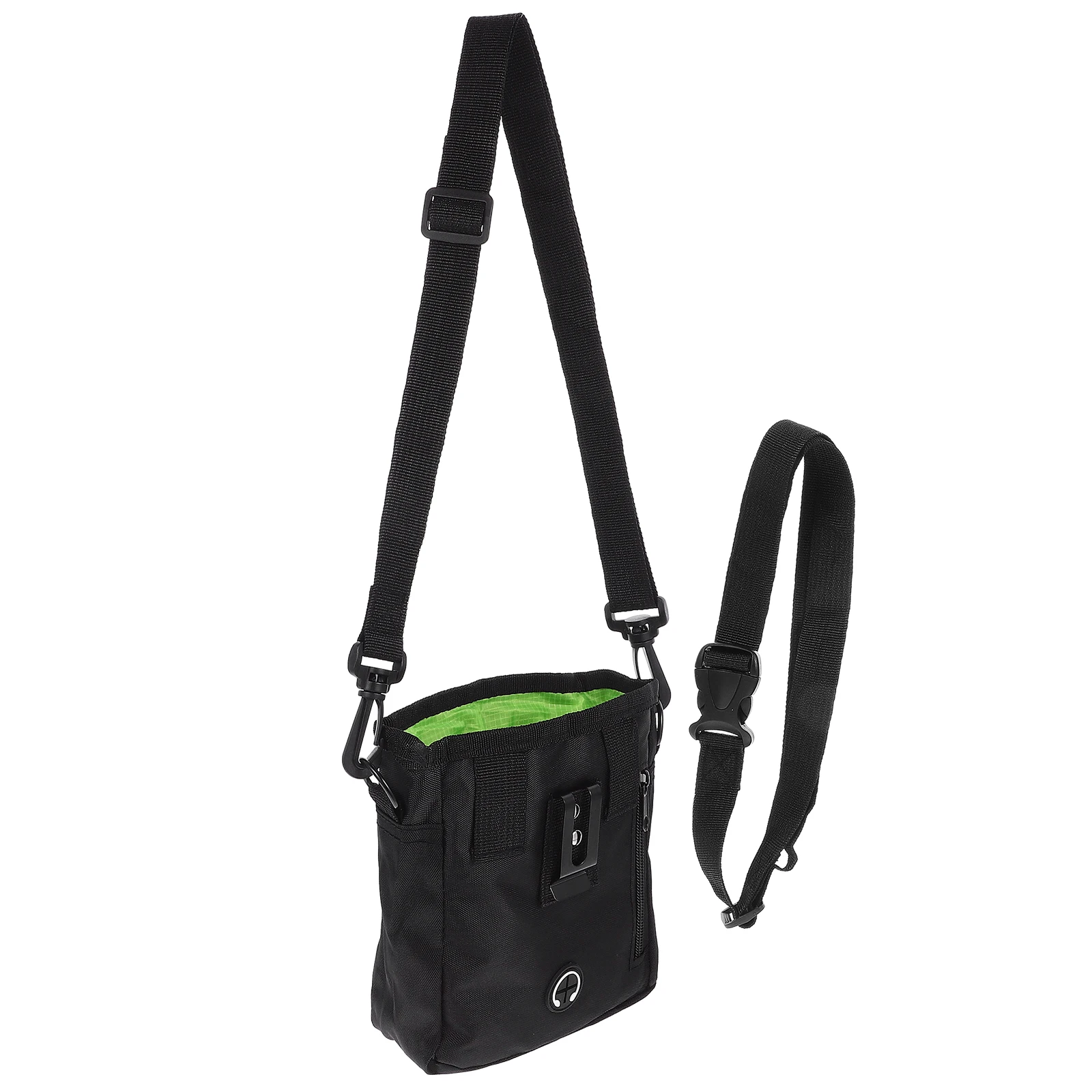 

4 Pieces Dog Treat Training Bag Lightweight Oxford Polyester Pouch Waist Belt Kibble Snacks Toy Walking Grey Retro Style Dog