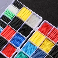 580pcs Heat Shrink Tubes Thermoresistant Heat Shrinking Tubing Wrapping Kit Electrical Connection Wire Cable Insulation Sleeving