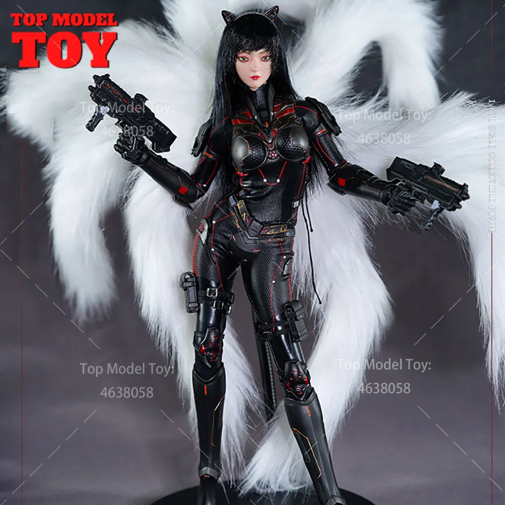 CS-007 1/6 Armor Edition Little Fox Girl Movable Figure Model 31cm Female Soldier Action Figure Full Set  for Collectible