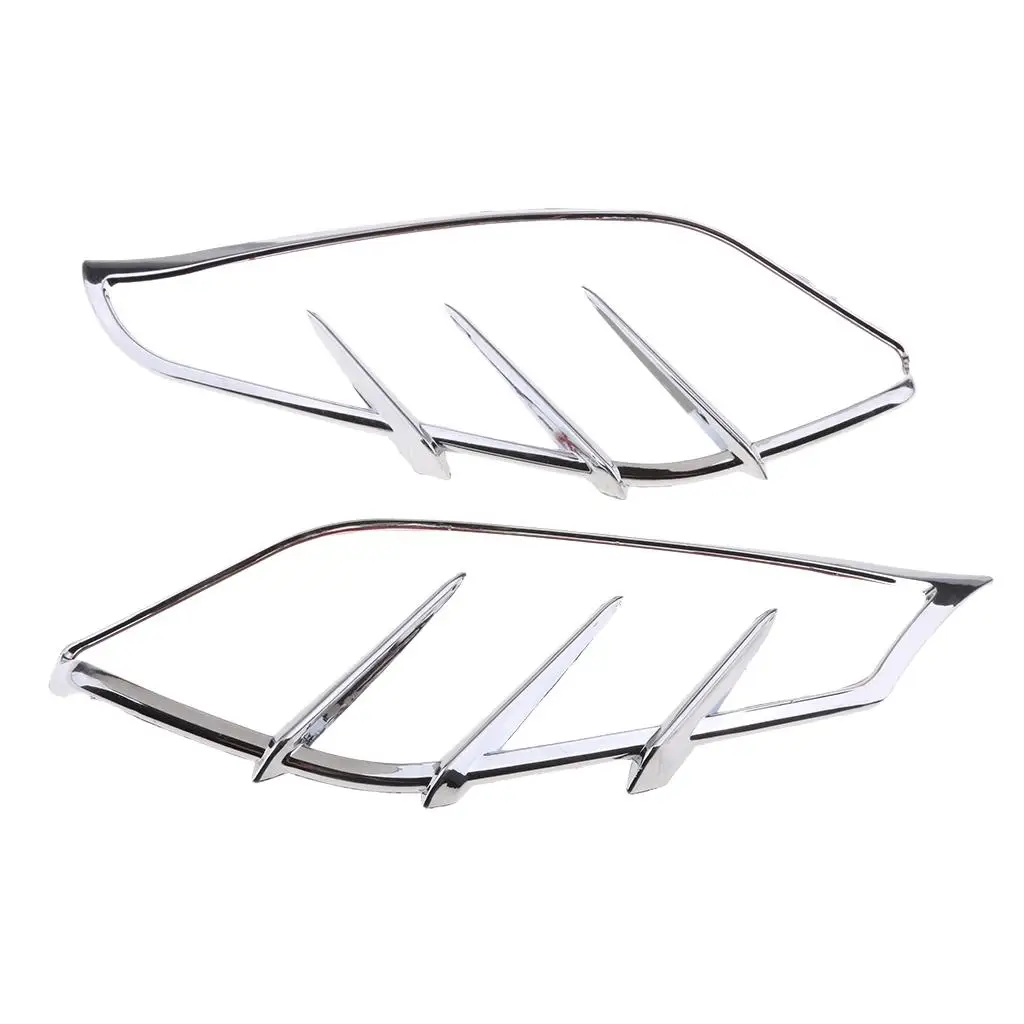 1 Pair Motorcycle Accessory:Mid- Deflector Saddle Touring Trike 2009 Motorcycles, Chrome