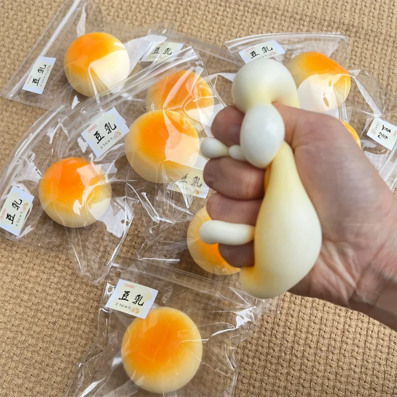 كعكة وجبة حليب الصويا البلاستيكية الإبداعية ذات قيمة عالية Xiaohongshu Douyin نفس ألعاب المشاهير على الإنترنت بأسعار معقولة #3