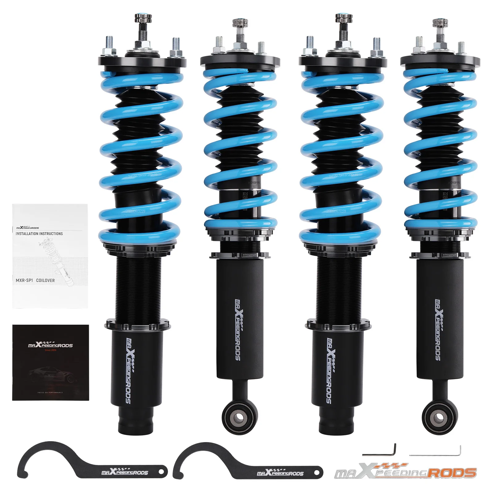 Maxpeedingrods Full Coilover Shocks Suspension for Honda CR-V 1996-2001 1st Gen. RD1-RD3  FWD AWD
