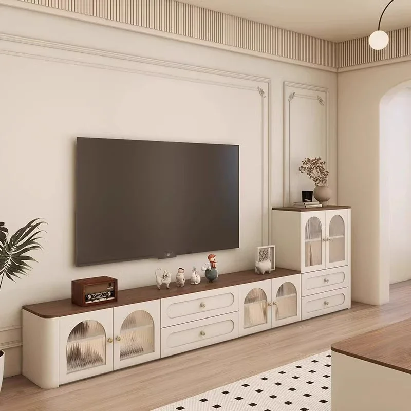 

French Design TV Cabinet Display Modern Art Modern Storage Hallway Tv Table Dollhouse Living Room Muebles Para Tv Furniture