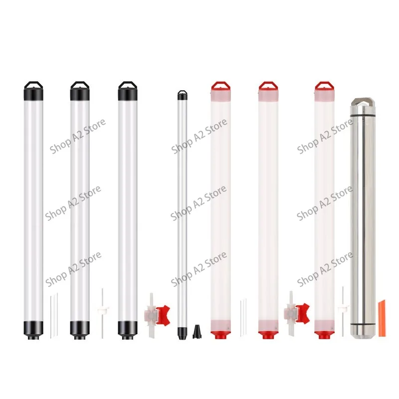 Groundwater sampling tube 1000mlPVC deep water sampler with regulator low flow
