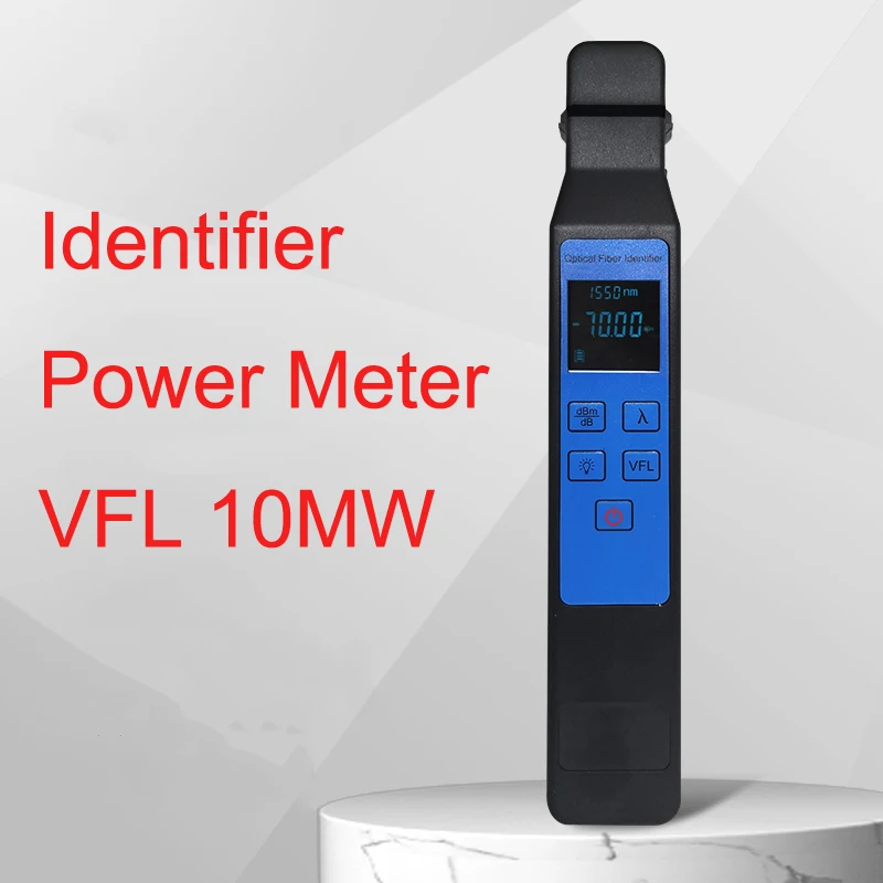 

Joinwit-Active Optical Fiber Identifier Live Fiber Cable Tester Traffic Detector with Power Meter Visual Fault Locator 10MW VFL